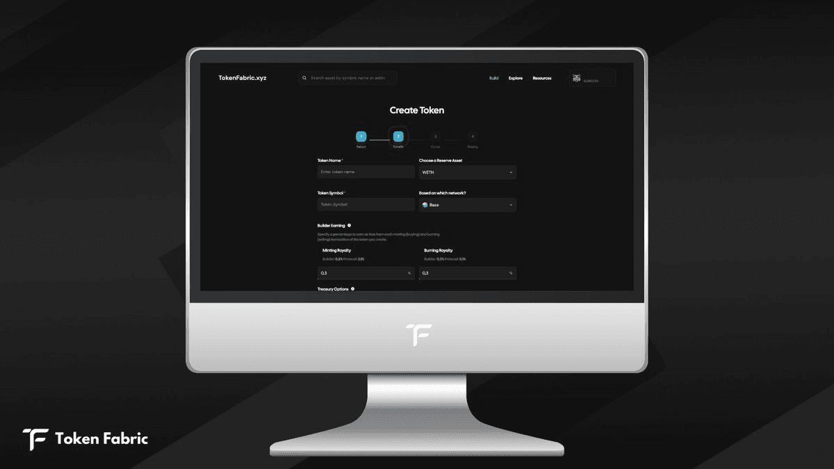 TokenFabric intuitive platform interface